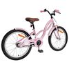 vidaXL Bicicletă pentru Copii 18 Inci pentru 5-7 ani Roz deschis