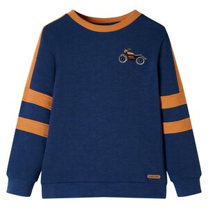 vidaXL Bluzon pentru copii, albastru indigo, 92