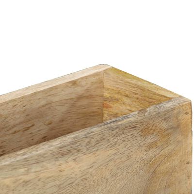 vidaXL Raft de perete pentru reviste 30x11x72 cm lemn masiv de mango