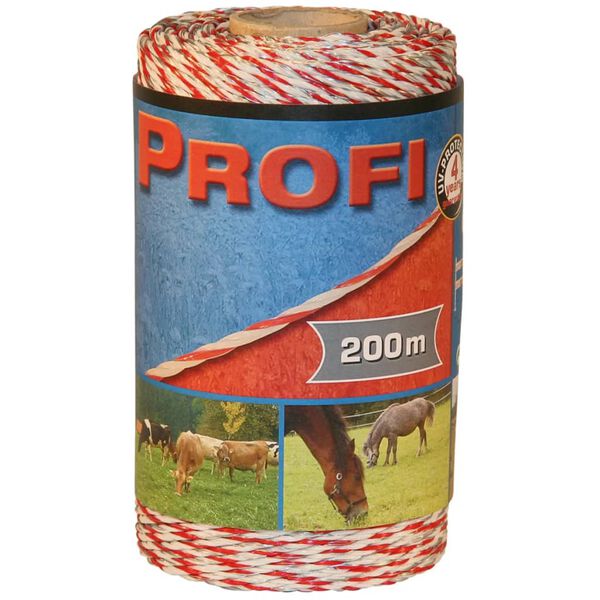 Kerbl Frânghie pentru gard electric „Profi” PE 200 m 59511