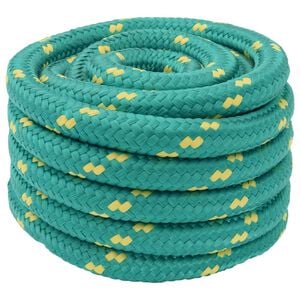 vidaXL Sfoară de Barcă 3 mm 5 m Verde PP