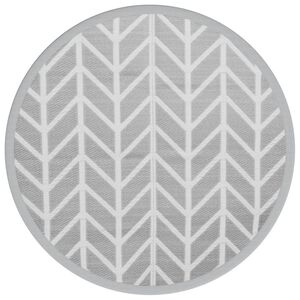 vidaXL Covor de exterior, ARAKIL gri, &Oslash;160 cm, PP