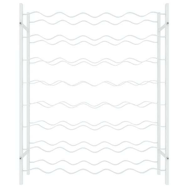 vidaXL Suport sticle de vin, 48 sticle, metal