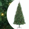 vidaXL Brad de Crăciun artificial Verde 300 cm PVC și metal și plastic