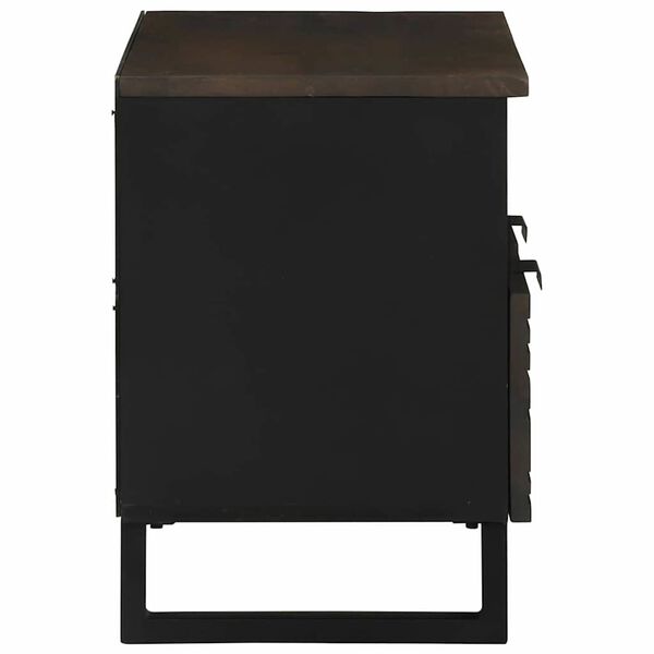 vidaXL Unități TV cu sertar castan 70 x 33 x 46 cm Lemn compozit