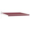 vidaXL Cort electric retractabil Roșu Burgund 4 &times; 3 m