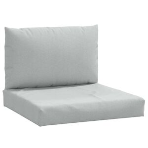 vidaXL Perne de paleți, 2 buc., melanj gri deschis, material textil