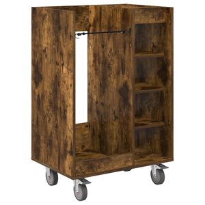 vidaXL Dulap Golf cu roata Simplu Stejar fumuriu 65 x 45 x 98 cm