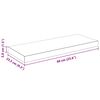 vidaXL Raft de perete suspendat, alb extralucios, 60x23,5x3,8 cm, MDF