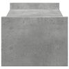 vidaXL Suport de monitor, gri beton, 50x27x20 cm, lemn prelucrat