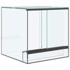 vidaXL Terariu cu depozitare Transparent 30 x 30 x 30 cm Sticlă