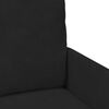 vidaXL Seturi de canapele cu pernă 3 pcs Negru 115 x 56 x 80 cm placaj