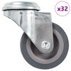 vidaXL Roți pivotante cu gaură pentru șurub, 32 buc., 50 mm