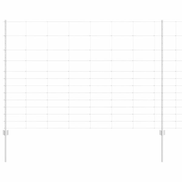 vidaXL Gard cu St&acirc;lp Argintiu 1,5 x 50 m Oțel