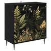 vidaXL Bufet RHENEN Stejar Negru 69 x 33 x 76 cm Lemn prelucrat