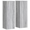 vidaXL Suporturi plante 2 buc. gri sonoma 33x33x100cm lemn prelucrat