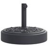 vidaXL Suport umbrelă pentru st&acirc;lpi &Oslash;38 / 48 mm, 25 kg, rotund