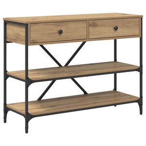 vidaXL Masă de consolă Maro 100 x 34,5 x 75 cm lemn