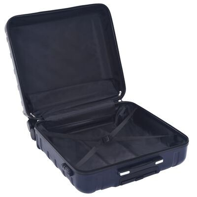 vidaXL Set valiză carcasă rigidă, 2 buc., bleumarin, ABS
