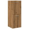vidaXL Dulap suspendat de baie, stejar, 30x30x80 cm, lemn prelucrat