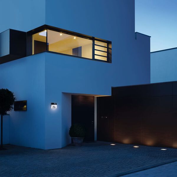 Steinel Număr de casă XSolar LH-N lumină LED, oțel inoxidabil