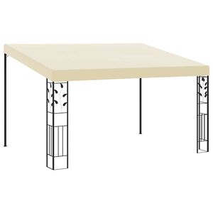 vidaXL Pavilion de perete, crem, 4 x 3 x 2,5 m