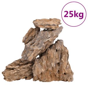 vidaXL Pietre dragon, 25 kg, culori mixte, 10-30 cm