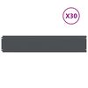 vidaXL Margine pentru gazon 30 buc. 20 x 103 cm Oțel Antracit