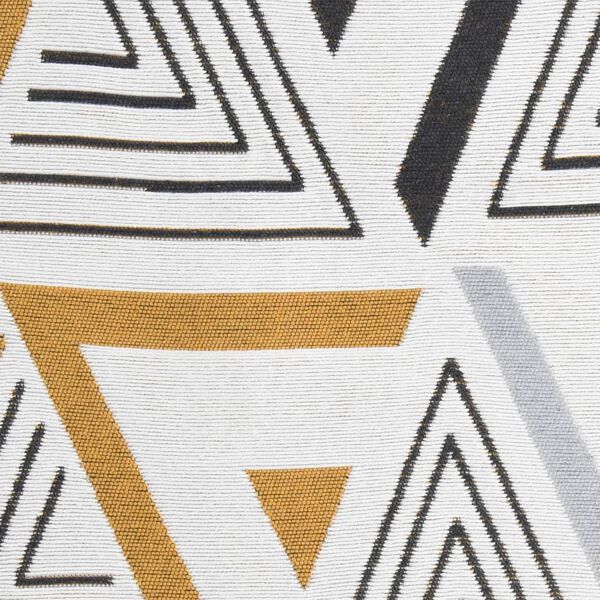 vidaXL Covor, galben și gri, 100x300 cm, bumbac