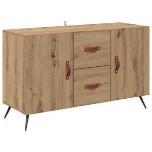 vidaXL Bufet Stejar Artizanal 100 x 36 x 60 cm Lemn prelucrat