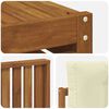 vidaXL Set de canapele de exterior cu pernă 7 pcs Natural și Crem
