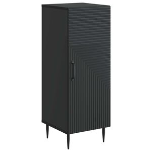 vidaXL Bufet Negru 33 x 34,5 x 89,5 cm Lemn prelucrat
