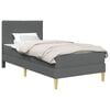 vidaXL Cadru de pat 80 x 200 cm Gri &icirc;nchis