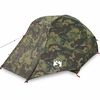 vidaXL Cort de pescuit pentru 3 persoane, camuflaj, rezistent la apă