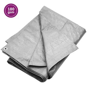 vidaXL Prelată 180 g/m&sup2;, gri, 2x3 m, HDPE