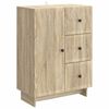 vidaXL Bufet cu sertar Stejar Sonoma 66 x 34,5 x 90 cm Lemn prelucrat