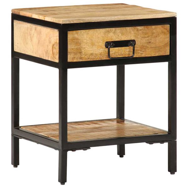 vidaXL Dulap de noapte Maro 40 x 35 x 50 cm Lemn masiv de mango