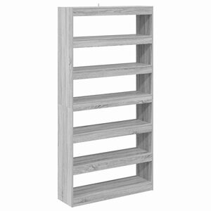 vidaXL Dulap pentru cărți 6 niveluri 100 x 30 x 198 cm Lemn prelucrat
