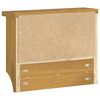 vidaXL Suport pentru haine "SANDNES" 45x12x35 cm, lemn masiv de pin