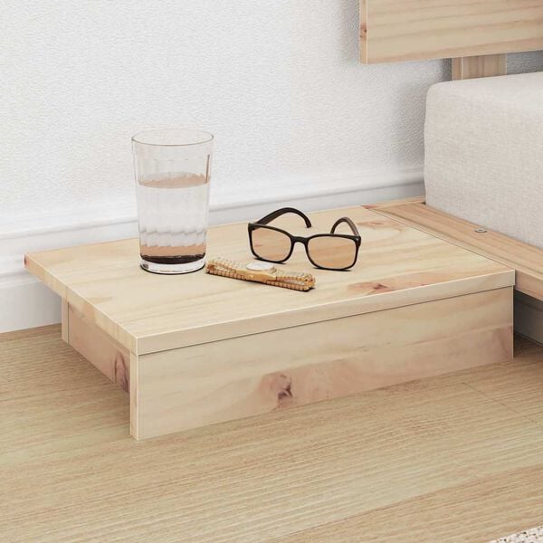 vidaXL Cadru de pat Maro 90 x 190 cm lemn