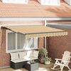 vidaXL Cortina Retractabilă Galben și gri 300 x 250 cm