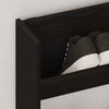 vidaXL Dulap pentru pantofi Stejar Negru 85 x 18 x 90 cm Lemn compozit