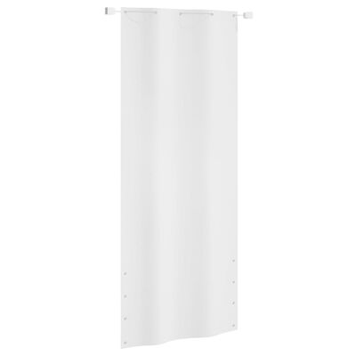 vidaXL Paravan de balcon, alb, 100 x 240 cm, țesătură oxford