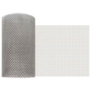 vidaXL Ecran din plasă 20 x 1000 cm 6 Mesh Oțel Inoxidabil 201