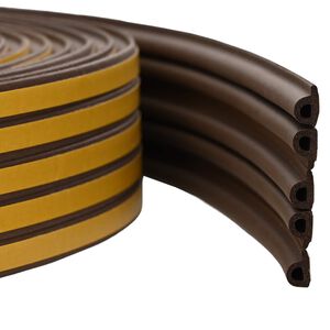 vidaXL Banda adeziva pentru feronerie Maro 9 x 6 mm 12 m Spumă EPDM