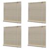 vidaXL Jaluzele din bambus natural tip rulou, 4 buc., 120 x 160 cm