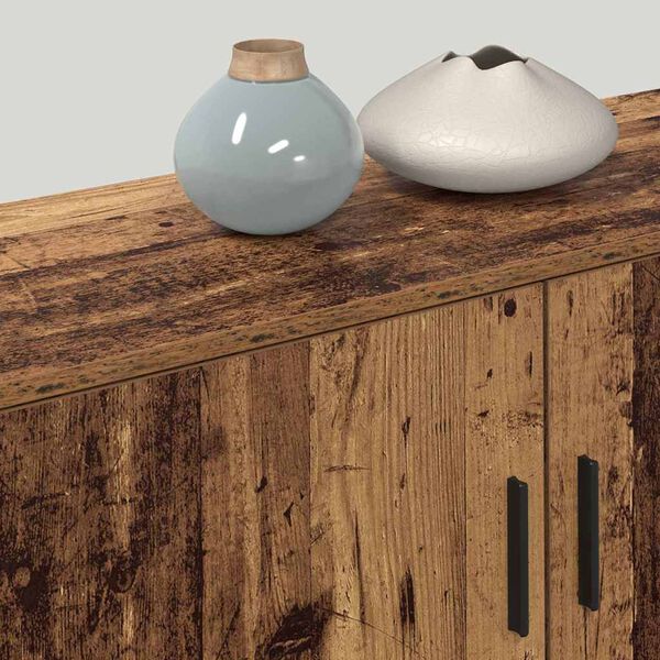 vidaXL Set Dulap TV montat pe perete Pe perete 3 pcs Lemn Vechi