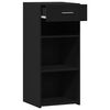 vidaXL Dulap, negru, 40x42,5x93 cm, lemn prelucrat