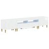 vidaXL Set de 3 piese pentru TV cu LED DELFT Alb foarte lucios