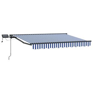 vidaXL Cadru manual de marchiză cu LED-uri 2,5 x 2 m